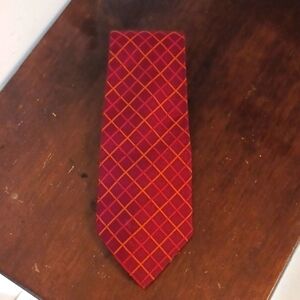 J.CREW Burgundy & Gold Necktie